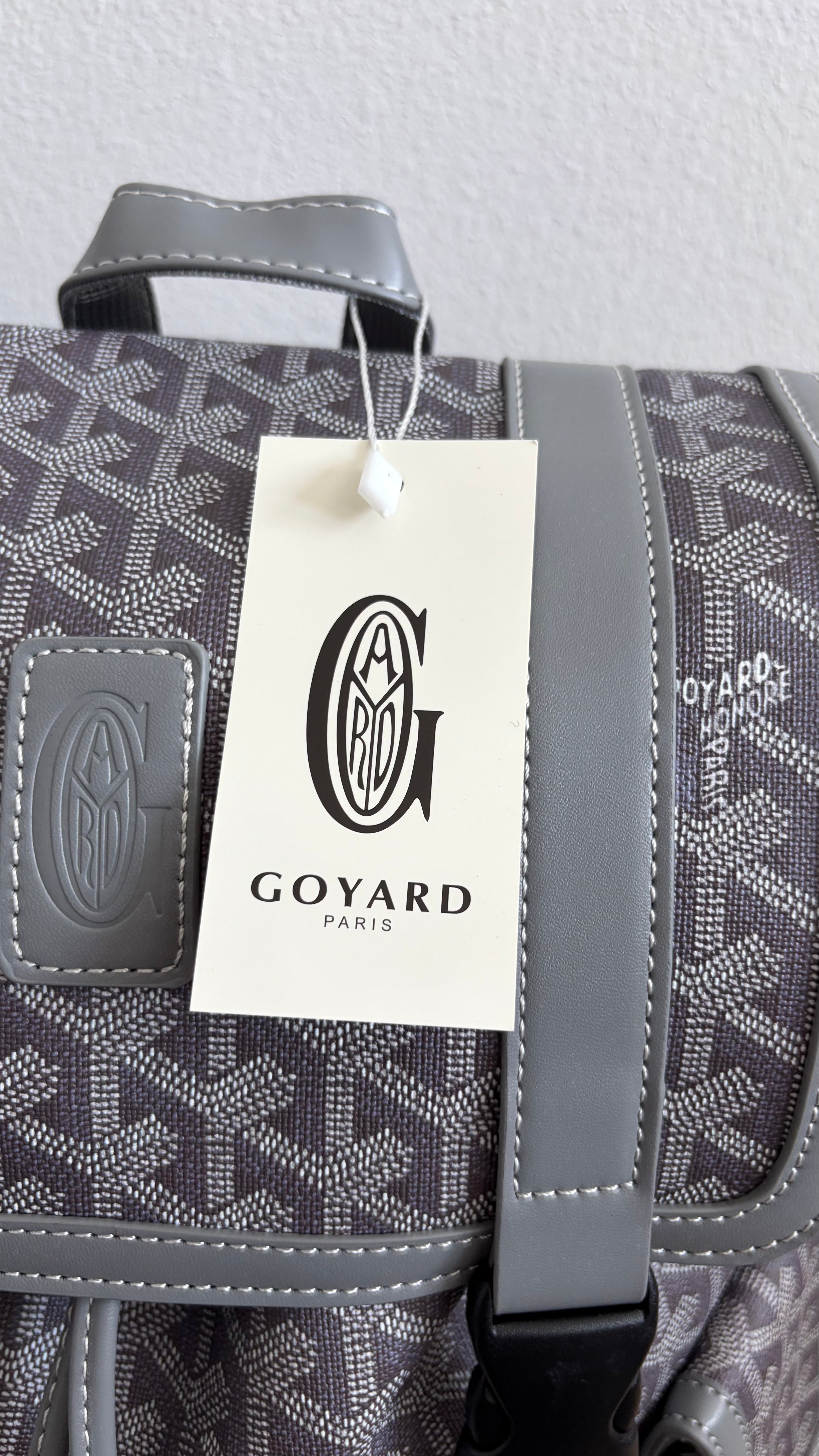 Grey Pattern backpack