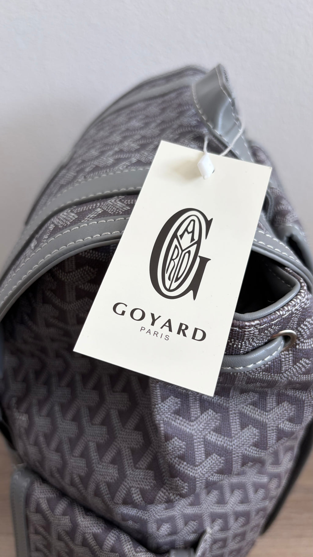 Grey Pattern backpack